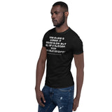 Zombie on Black Short-Sleeve Unisex T-Shirt