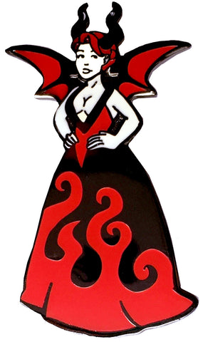 Devil Girl Pin Ballgown